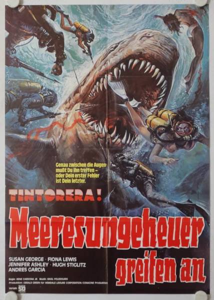 Tintorera original release german movie poster